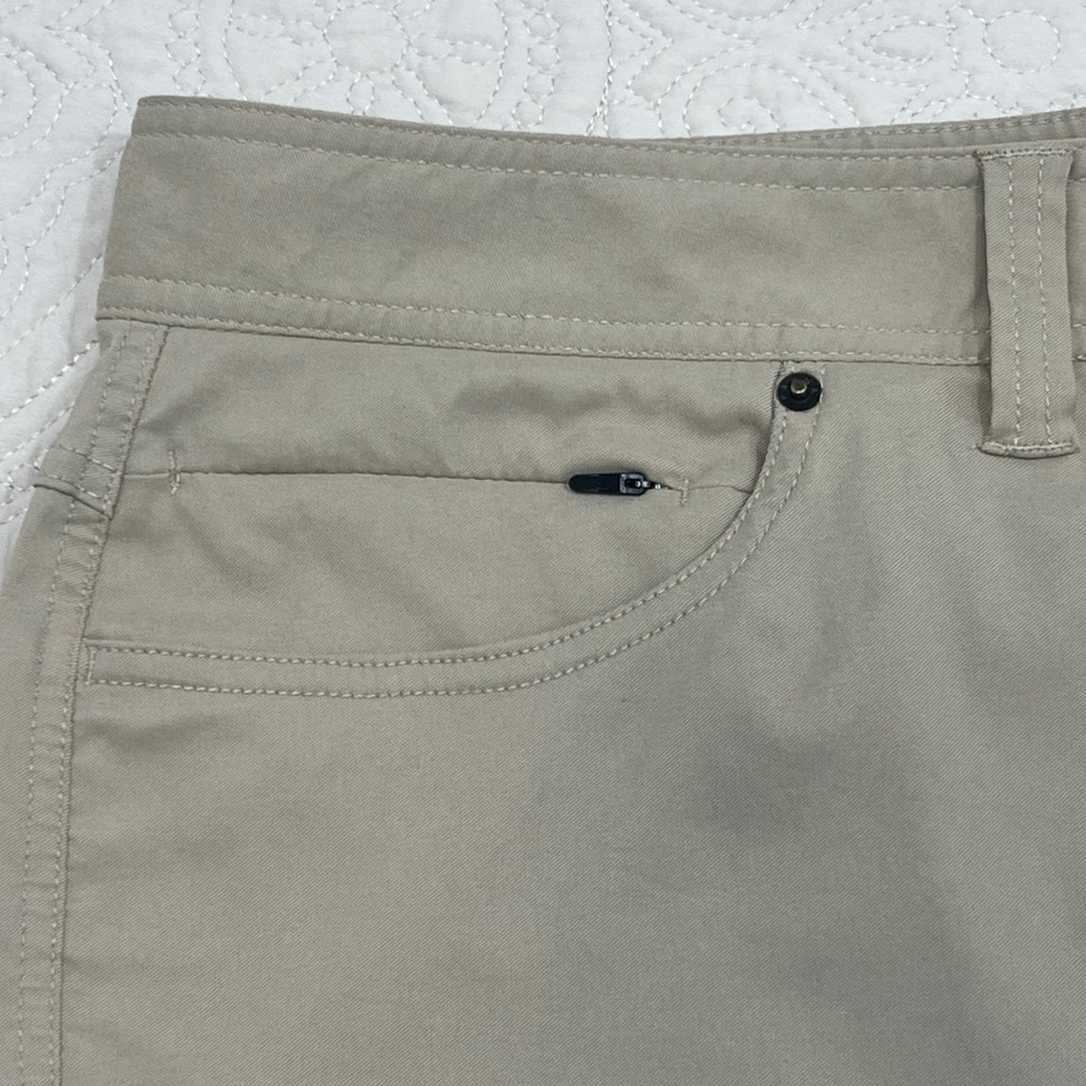 Prana Zion Shorts Mens 38 Tan Khaki ReZion Stretch Hiking Outdoor Camping - Picture 3 of 9